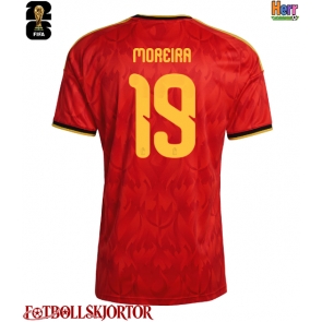 Belgien Diego Moreira #19 Hemmatröja VM 2026 Kortärmad